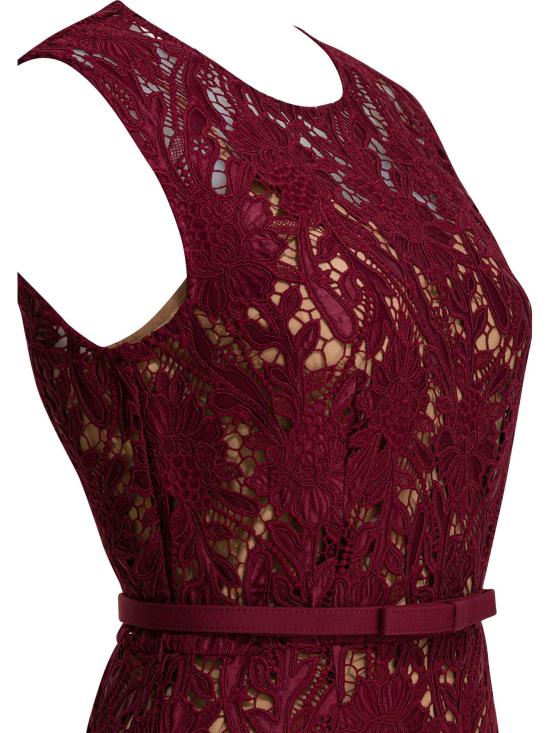 26SS 셀프 포트레이트 롱 원피스 RS26 167MA BU BURGUNDY RED - SELF PORTRAIT