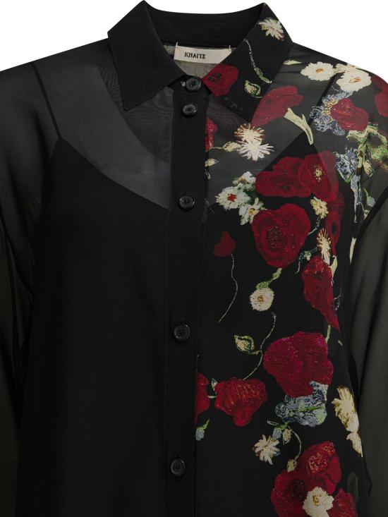 26SS 케이트 미디 원피스 55803371 369 BLACK - KHAITE