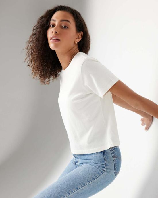  엘스페이스 반팔 티셔츠 LSpace 올데이 탑 크림 - L SPACE