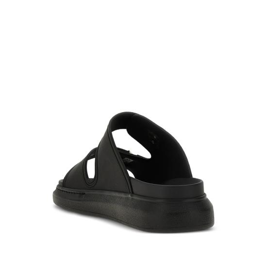 26SS 알렉산더 맥퀸 하이브리드 슬라이드 658063 W4Z51 1081 BLACK - ALEXANDER MCQUEEN