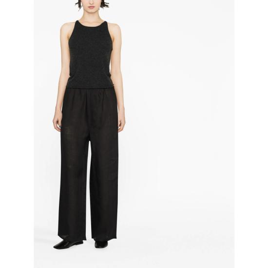 26SS 베이스레인지 스트레이트 팬츠 TRDO SL STOA BLACK - BASERANGE