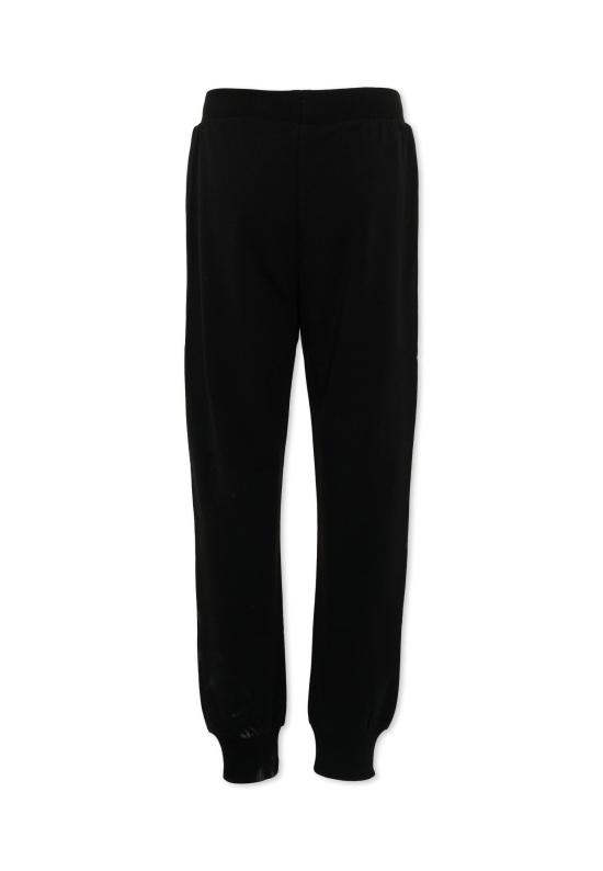 25FW [키즈] 모스키노 트레이닝/조거 팬츠 HUP08U LDA21 60100 BLACK - MOSCHINO