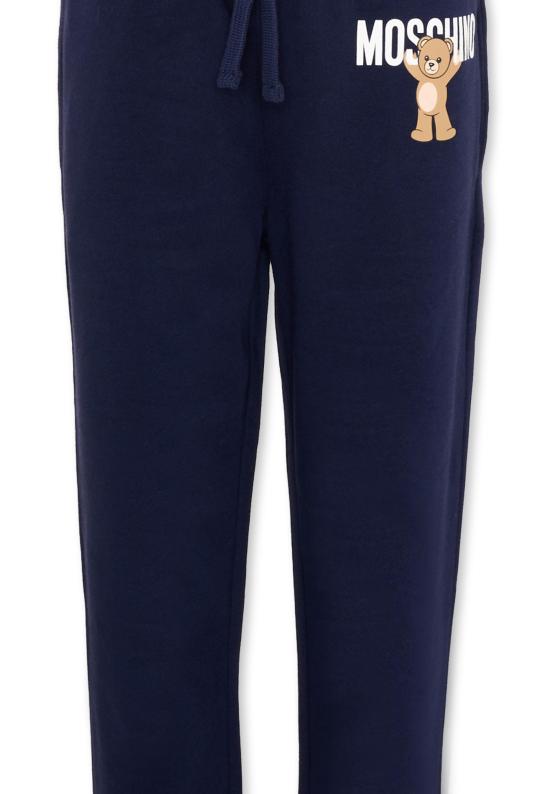 25FW [키즈] 모스키노 트레이닝/조거 팬츠 HUP08T LCA40 40016 BLUE - MOSCHINO