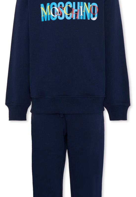 25FW [키즈] 모스키노 오버롤 HUK04D LCA23 40016 BLUE - MOSCHINO