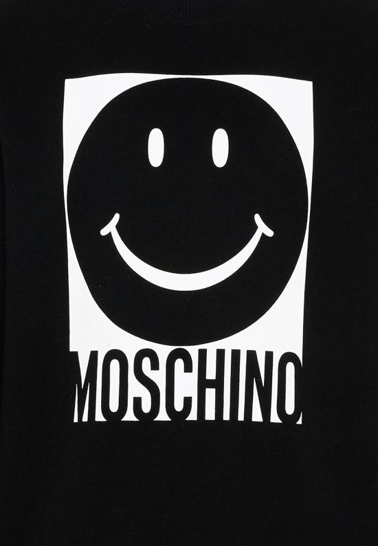 25FW [키즈] 모스키노 트레이닝 상의 HSF08V LCA14 60100 BLACK - MOSCHINO