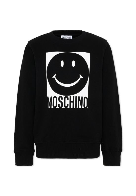 25FW [키즈] 모스키노 트레이닝 상의 HSF08V LCA14 60100 BLACK