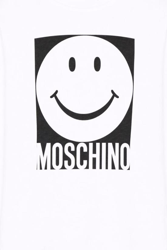 25FW [키즈] 모스키노 트레이닝 상의 HSF08V LCA14 10101 WHITE - MOSCHINO