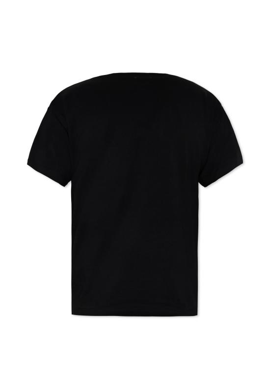 25FW [키즈] 모스키노 티셔츠 HPM05G LAA10 60100 BLACK - MOSCHINO