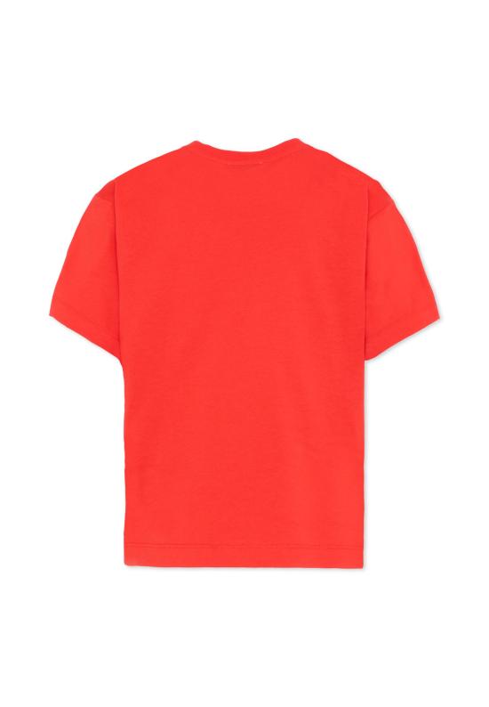 25FW [키즈] 모스키노 티셔츠 HPM05G LAA10 50109 RED - MOSCHINO