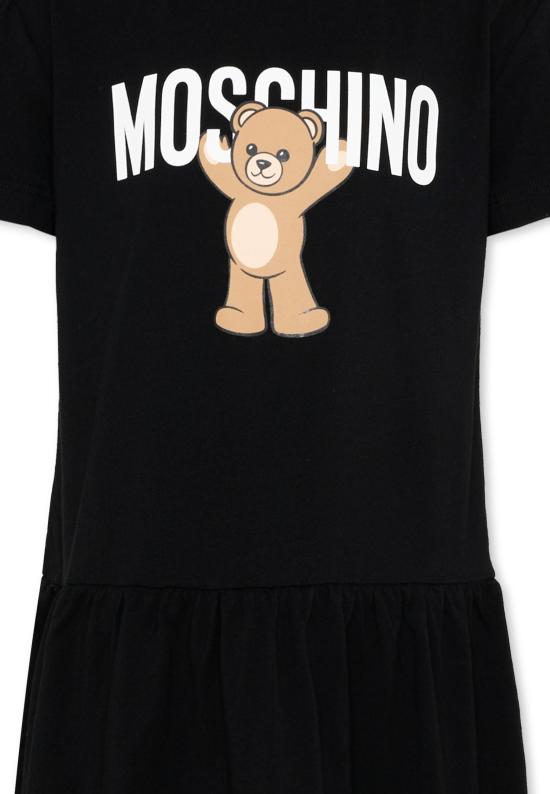 25FW [키즈] 모스키노 원피스 HDV0H9 LAA10 60100 BLACK - MOSCHINO