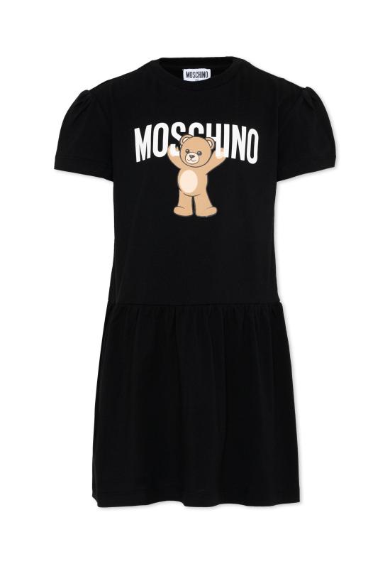 25FW [키즈] 모스키노 원피스 HDV0H9 LAA10 60100 BLACK