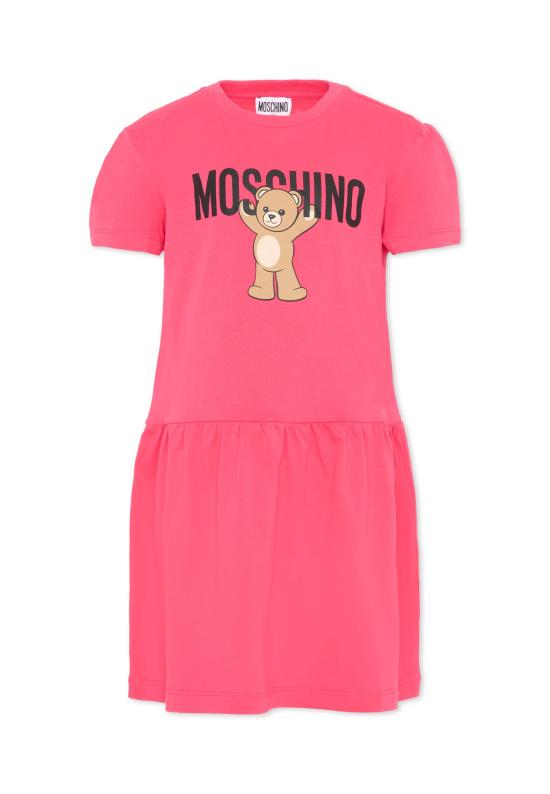 25FW [키즈] 모스키노 원피스 HDV0H9 LAA10 50541 FUCHSIA