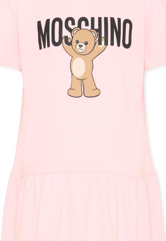 25FW [키즈] 모스키노 원피스 HDV0H9 LAA10 50209 PINK - MOSCHINO