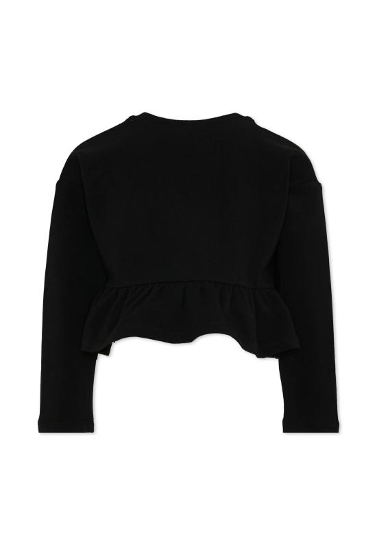 25FW [키즈] 모스키노 캐시미어 니트 HDF06H LDA18 60100 BLACK - MOSCHINO