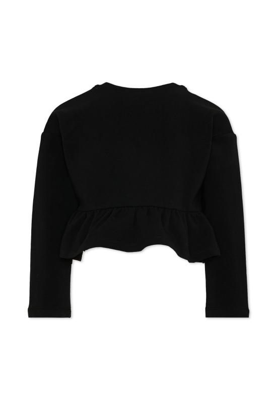 25FW [키즈] 모스키노 캐시미어 니트 HDF06H LDA18 60100 BLACK - MOSCHINO