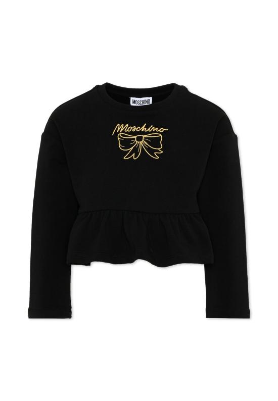 25FW [키즈] 모스키노 캐시미어 니트 HDF06H LDA18 60100 BLACK