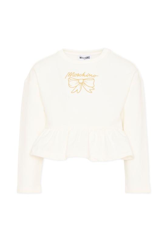 25FW [키즈] 모스키노 캐시미어 니트 HDF06H LDA18 10063 IVORY