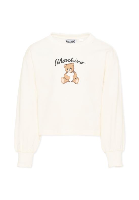 25FW [키즈] 모스키노 캐시미어 니트 HDF06E LDA14 10063 IVORY