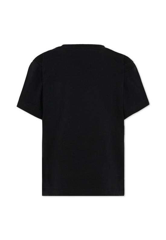 25FW [키즈] 모스키노 티셔츠 HUM05G LAA01 60100 BLACK - MOSCHINO