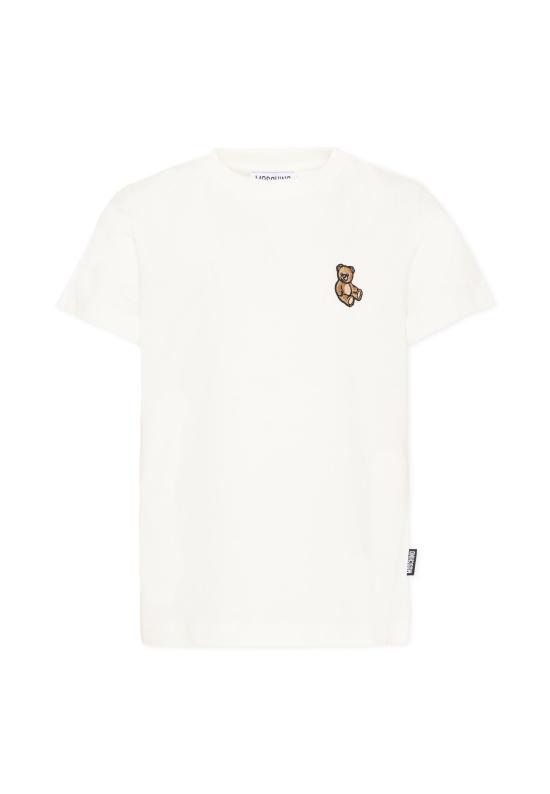 25FW [키즈] 모스키노 티셔츠 HRM058 LAA10 10063 IVORY