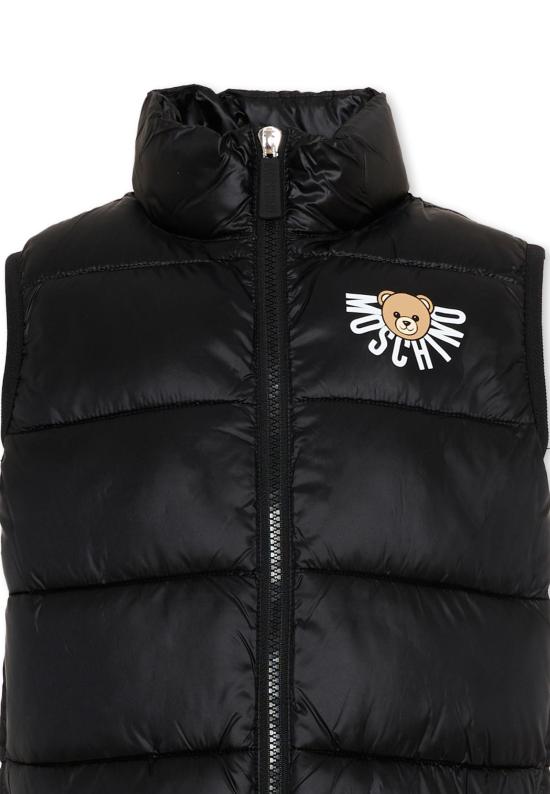 25FW [키즈] 모스키노 베스트 HQS02K L3A32 60100 BLACK - MOSCHINO