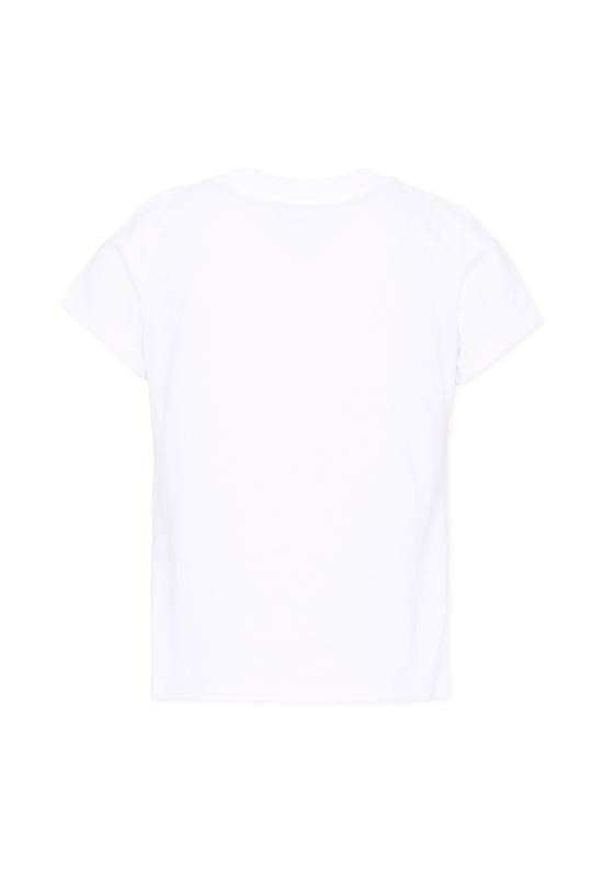 25FW [키즈] 모스키노 티셔츠 HAM06V LAA10 10101 WHITE - MOSCHINO