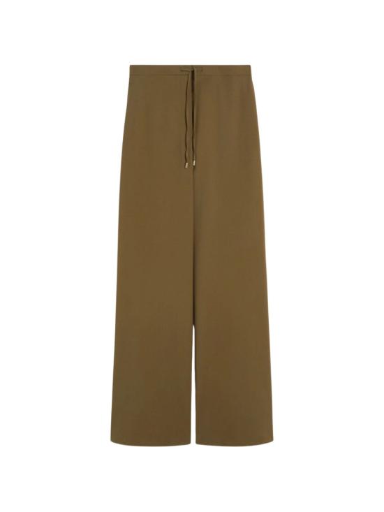 26SS 막스마라 스튜디오 스트레이트 팬츠 2616131091600 MSTCORONE004 Verde kaki - MAX MARA STUDIO