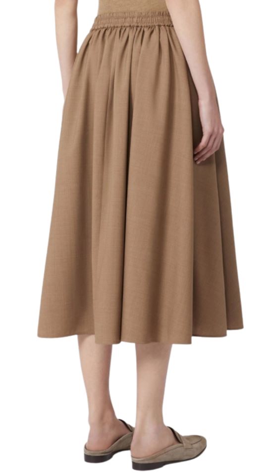 26SS 막스마라 미디 스커트 2611101061600 MXMLIVREA001 Brown - MAX MARA