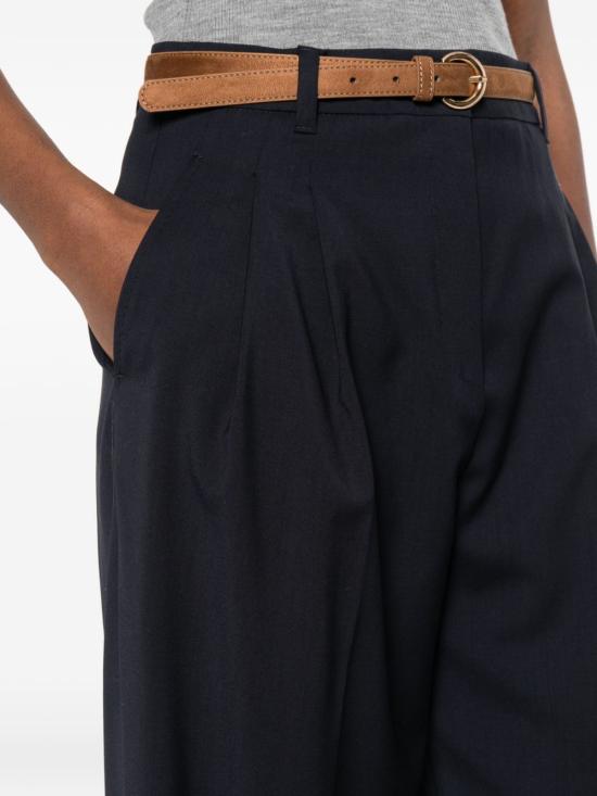 26SS 막스마라 스튜디오 스트레이트 팬츠 2616131081600 MSTBACIO008 Blue - MAX MARA STUDIO