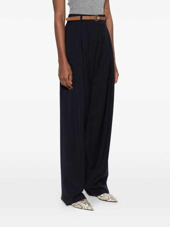 26SS 막스마라 스튜디오 스트레이트 팬츠 2616131081600 MSTBACIO008 Blue - MAX MARA STUDIO