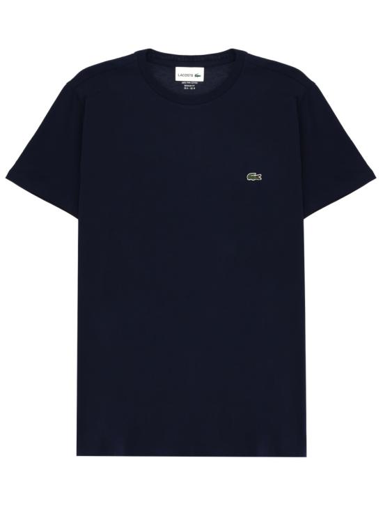 26FW 라코스테 피마 코튼 저지 크루넥 티셔츠 TH6709 166 BLUE
