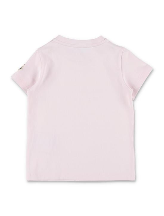 26SS [키즈] 몽클레어 폴로 셔츠 8C0001089AUM 503 ROSE - MONCLER