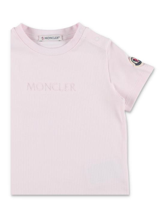 26SS [키즈] 몽클레어 폴로 셔츠 8C0001089AUM 503 ROSE - MONCLER