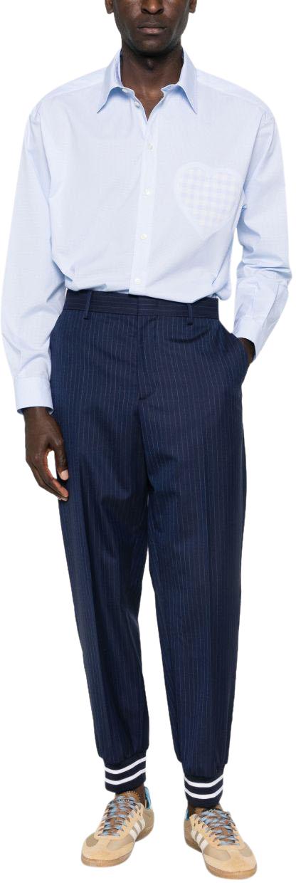 26SS 모스키노 긴팔 셔츠 A020502363266 BLUE - MOSCHINO