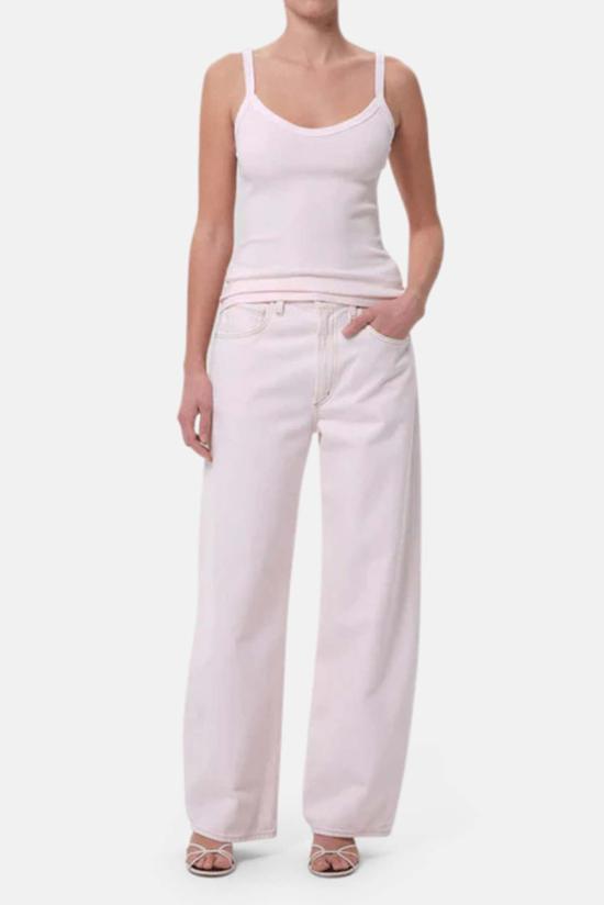  에이골디 데님 팬츠 아골드 로우 커브 진 코스모스 - AGOLDE