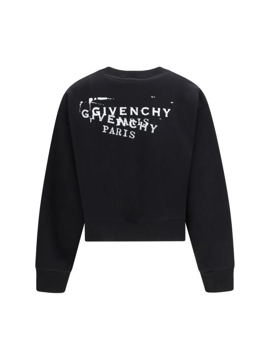 26SS 지방시 후드 티셔츠 BWJ04UP7A7 001 BLACK - GIVENCHY