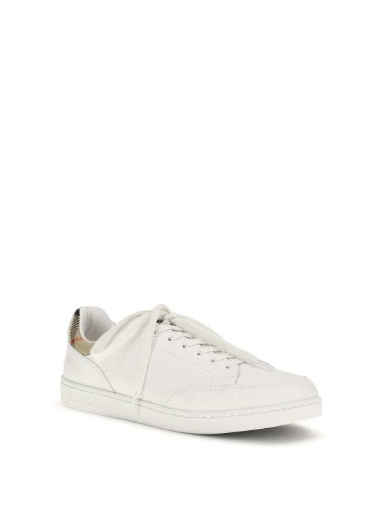 26SS 버버리 레더 세트 스니커즈 8118850 A1464 WHITE - BURBERRY