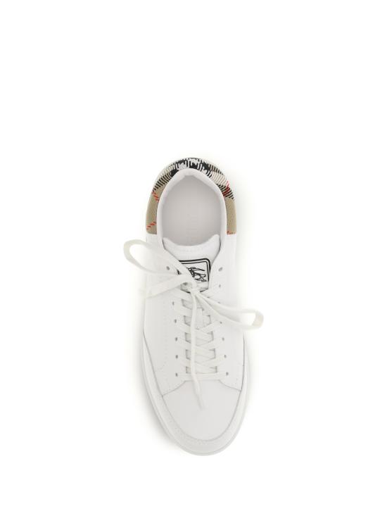 26SS 버버리 레더 세트 스니커즈 8118850 A1464 WHITE - BURBERRY