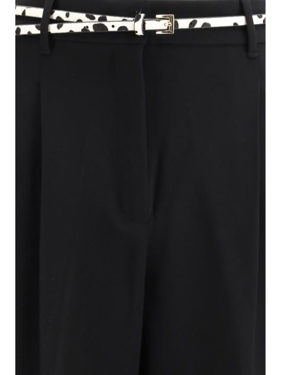 26SS 막스마라 스튜디오 스트레이트 팬츠 2616131015600 001 BLACK - MAX MARA STUDIO