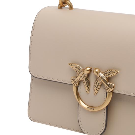 26SS 핑코 숄더백 100071 A0F1C50Q Beige - PINKO