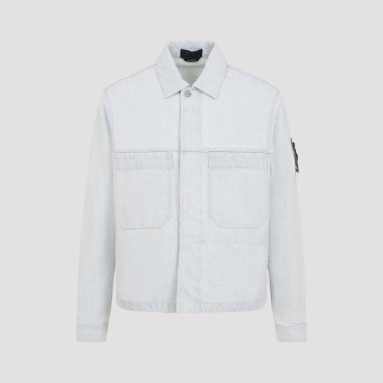 26SS 스톤 아일랜드 자켓 L1S144100006 S00J9 VJ203 BLUE EXTRA BLEACH