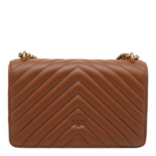 26SS 핑코 숄더백 100074 A0GKL17Q Brown - PINKO