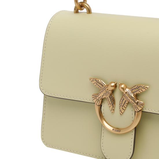 26SS 핑코 숄더백 100071 A0F1C39Q Yellow - PINKO