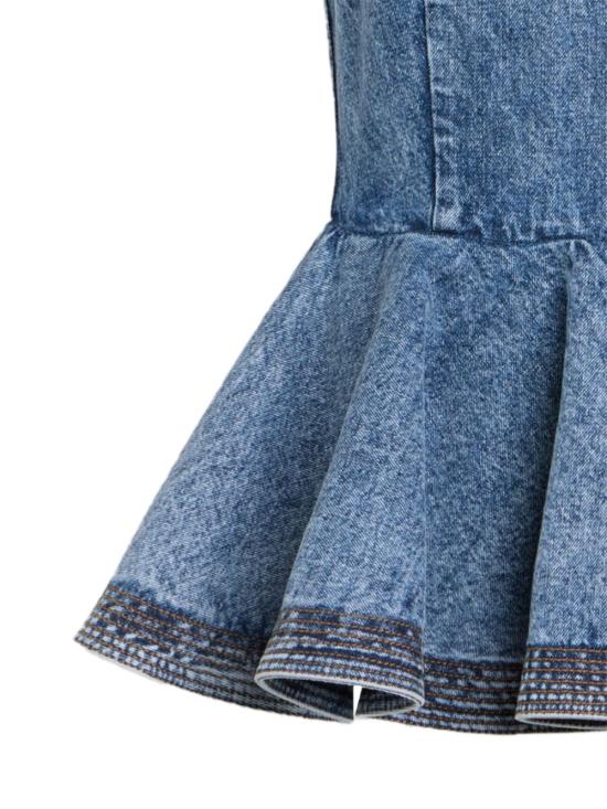 26SS 알라이아 민소매 티셔츠 AA9H1410T535C 524 Azzurro - ALAIA