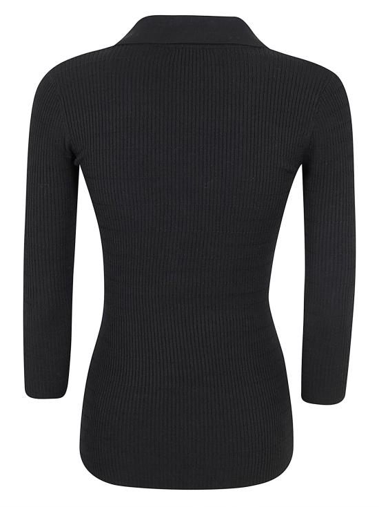 26SS 엘리자베타프랜치 스웨터 MK86B61E2 110 NERO - ELISABETTA FRANCHI