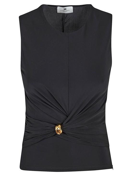 26SS 엘리자베타프랜치 민소매 티셔츠 TO03761E2 110 NERO