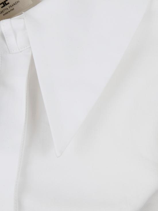 26SS 엘리자베타프랜치 셔츠 CA13361E2 221 BIANCO NERO - ELISABETTA FRANCHI