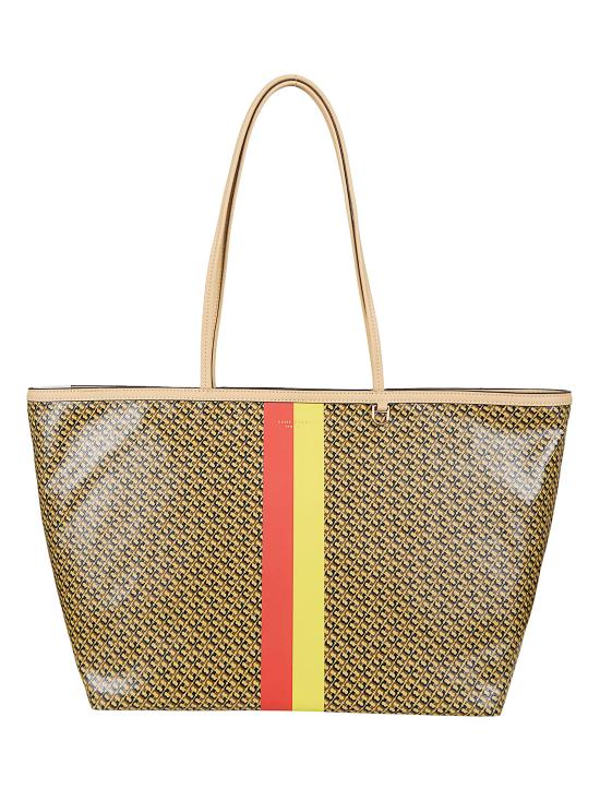 26SS 토리버치 토트백 178726 THERACER 240 TAN PRINTED