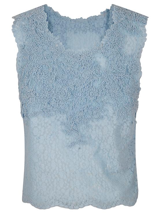 26SS 에르마노 설비노 민소매 티셔츠 D482L331 APEQV 54030 CHAMBRAY B