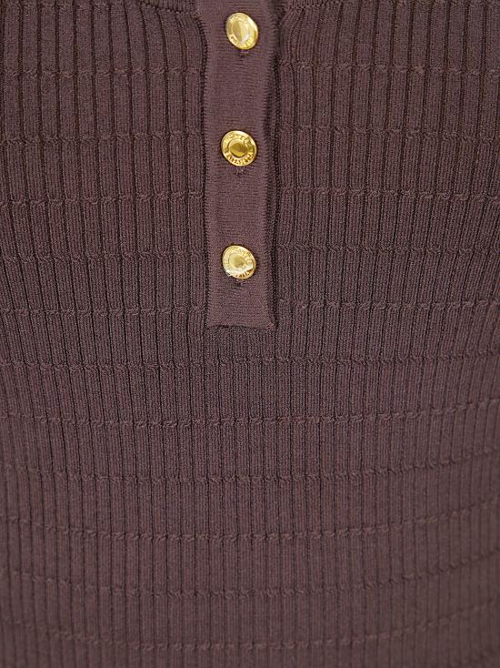 26SS 엘리자베타프랜치 민소매 티셔츠 TK75B61E2 644 CACAO - ELISABETTA FRANCHI